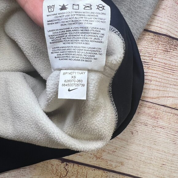 Nike Therma-Fit Team USA Olympic Full Zip Hoodie Size XS Gray Navy Fleece Lined - Picture 4 of 11